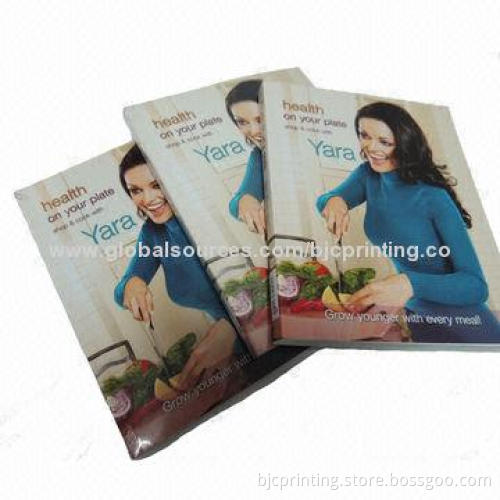Glossy catalogue printing, perfect binding, quick delivery